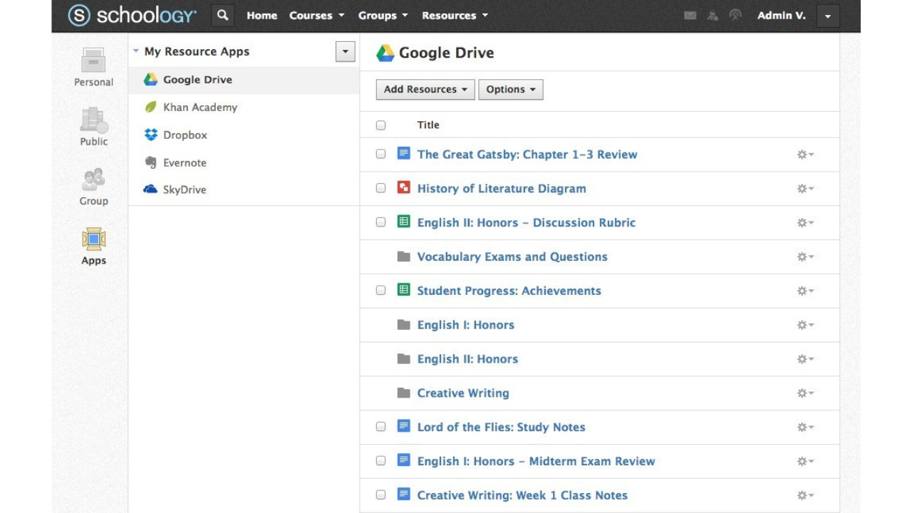 Schoology Screenshot 2